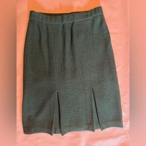 St John (green) pleated skirt